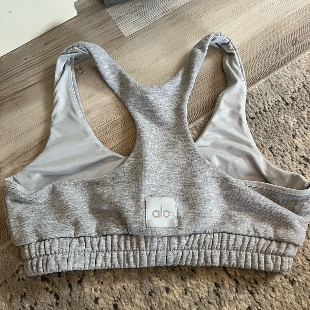 ALO Yoga sweatshirt bra (small)